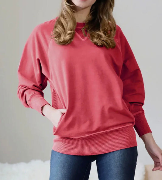 The Favorite Sweatshirt - Crimson