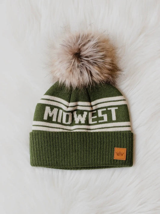 Midwest Pom Hat - Green