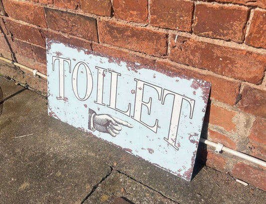 Toilet Metal Sign