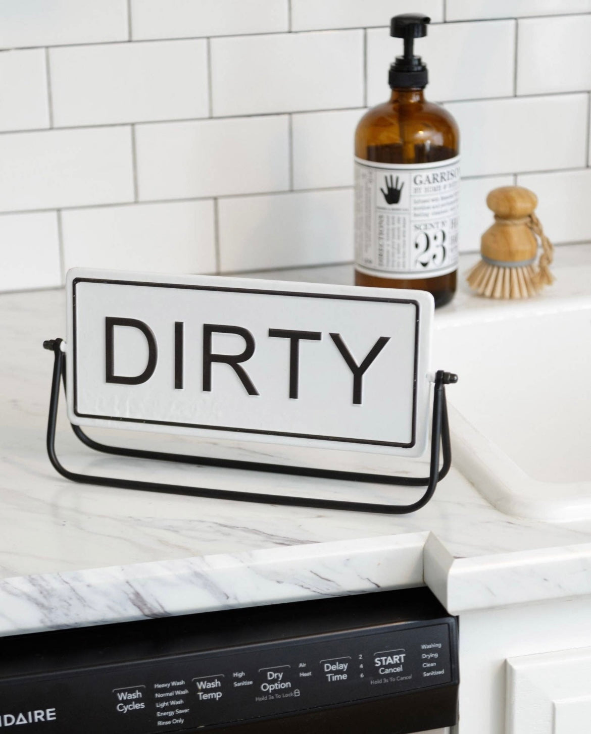 Clean/Dirty Flip Sign