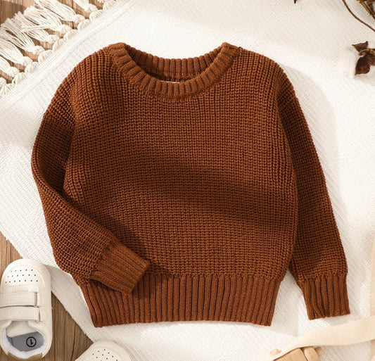 Sweater Solid Rust