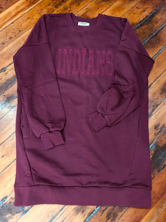 Indians Maroon Sweatshirt
