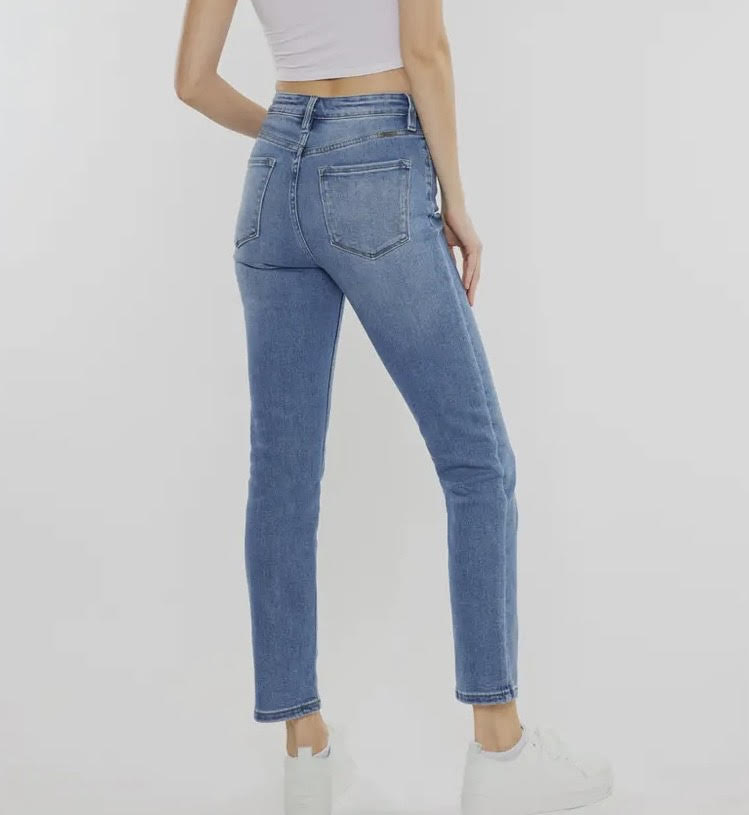 KanCan Medium-Light Slim Straight Jeans