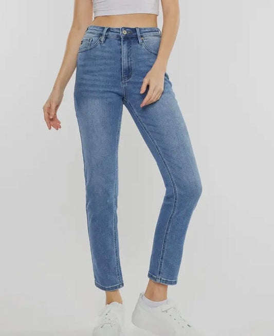 KanCan Medium-Light Slim Straight Jeans